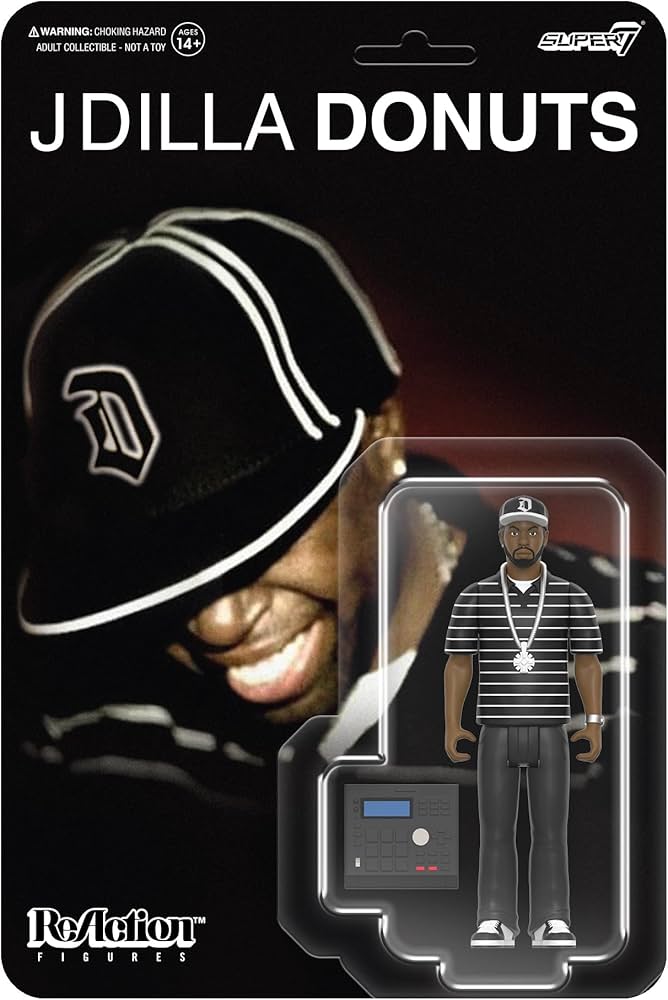 【激レア】新品 J DILLA FIGURE Jディラ フィギュア Amazon | Super7 J ディラドーナツ アルバムカバー - 3.75インチ